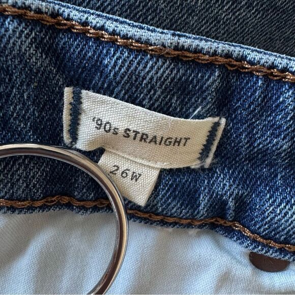 Madewell The Plus '90s Straight Jean in Barlow Wash Size 26W - Picture 8 of 13